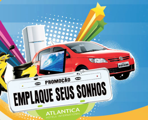 Emplacando sonhos na promo da Atlantica Hotels Emplacando sonhos na promo da Atlantica Hotels