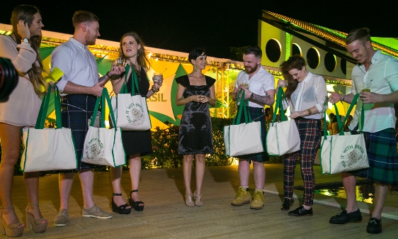 Grupo de escoceses contou com o apoio da Attach Eventos na estada no Recife.