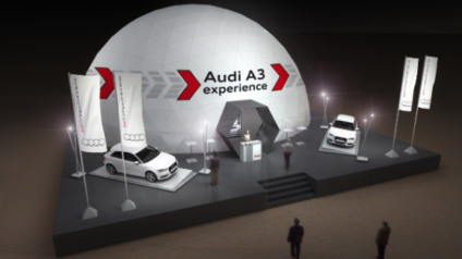 Audi A3 Sportback e seu espetáculo de luzes e sons