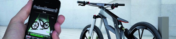 Audi apresenta a e-bike, bicicleta interativa