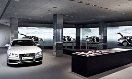 Showroom digital é a novidade da Audi em Londres