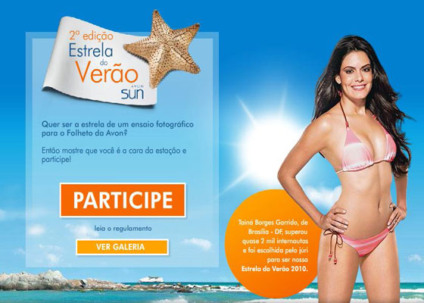 Promoção Estrela de Verão Avon está de volta