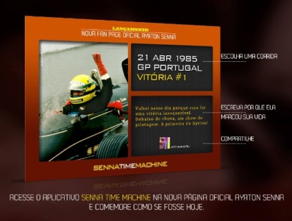 Ayrton Senna ganha página oficial no Facebook