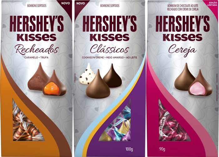 Hershey’s Kisses apresenta nova linha de produtos importados