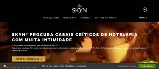 Divulgados os ganhadores da campanha Skyn lugares de intimidade