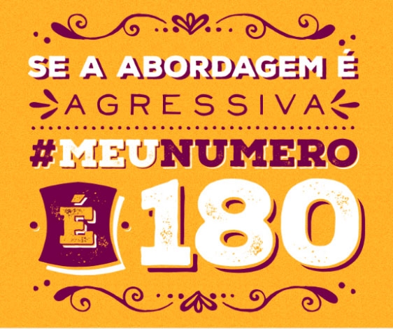 #MeuNúmeroÉ180 alerta foliões por um Carnaval mais seguro