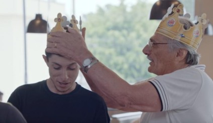 Burger King estimula jovens a passarem mais tempo com seus avós
