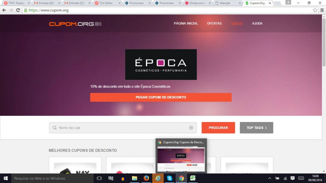 Cupons com ofertas especiais para facilitar suas compras! Cupons com ofertas especiais para facilitar suas compras!