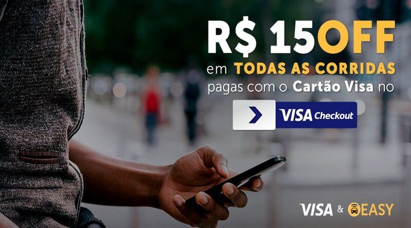 Easy Taxi retoma parceria com Visa Checkout