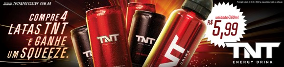 TNT presenteia seus consumidores com squeeze 