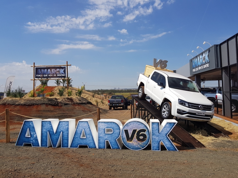 Bullet ativa nova Amarok V6 na Agrishow