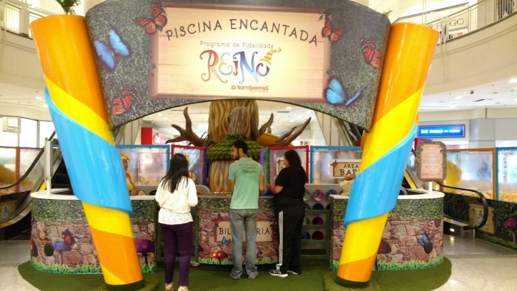 Piscina Encantada do Reino anima o Mês das Crianças do NorteShopping