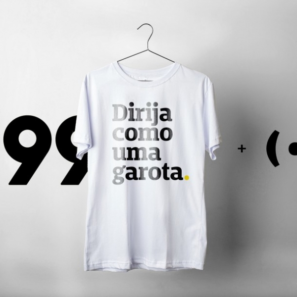 99 e Peita lançam camiseta exclusiva para mulheres