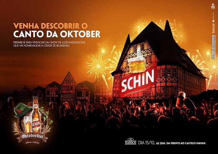 Schin realizou show para homenagear Blumenau no enceramento da Oktober