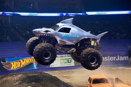 Atração do Monster Jam está em exposição em São Paulo