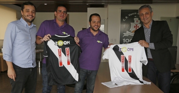 Zoom é o novo patrocinador do Vasco da Gama