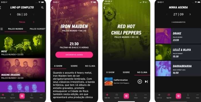 RiR lança app com informações da Cidade do Rock