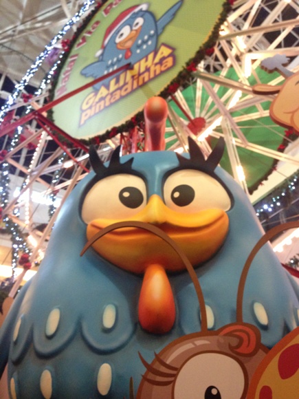 Roda gigante da Galinha Pintadinha no Via Parque