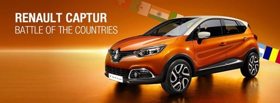 "Batalha de Países" no Facebook com a Renault