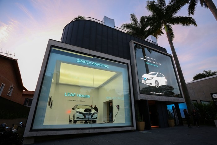 Nissan celebra a amizade abrindo as portas da Leaf House