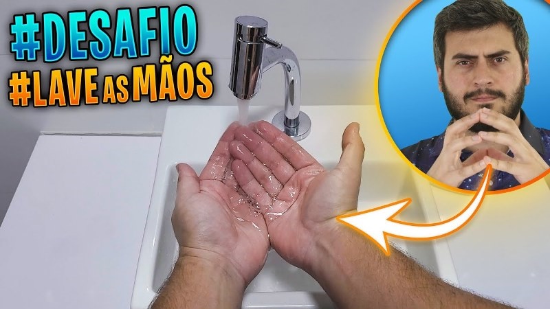 YouTube: #FiqueEmCasa e lave as mãos #Comigo