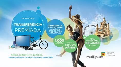 Promoção Transferência Premiada da Multiplus dá prêmios e viagem