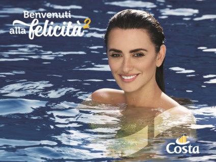 Penélope Cruz é a nova sereia da campanha da Costa Cruzeiros
