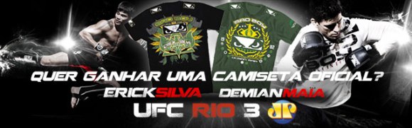 Bad Boy e Jovem Pan com promo para promover UFC Rio III