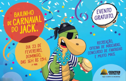 Center Shopping no ritmo de Carnaval