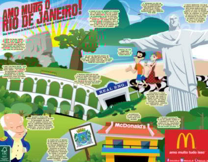 McDonald's deseja parabéns à Cidade Maravilhosa