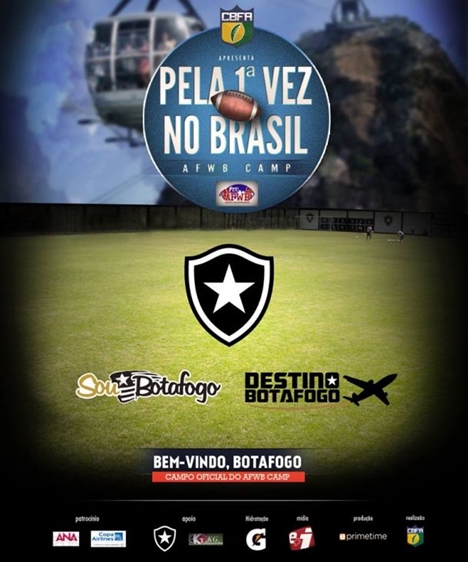 Botafogo recebe em sua sede jogadores da NFL 