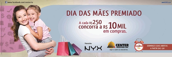 Center Shopping deixa "gastar como quiser" na ação promo