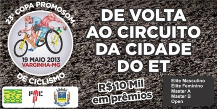 Copa Promosom de Ciclismo volta a Varginha
