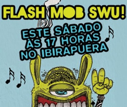 Sustentabilidade é o foco do flash mob do SWU