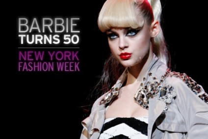 Barbie invadiu a NY Fashion Week 2012