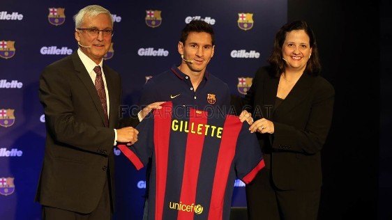 Gillette patrocina Barcelona na América Latina