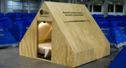 Campanha leva barraca de madeira à Campus Party