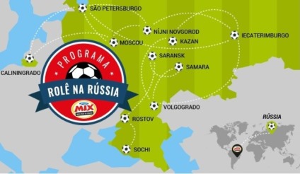 Com o "Rolê na Rússia", Mix FM prepara torcida para Copa do Mundo