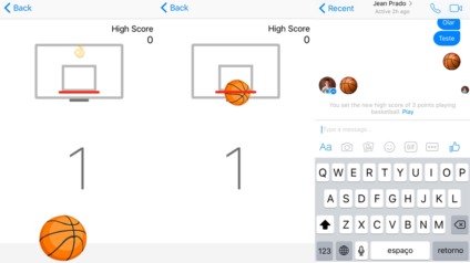 Facebook Messenger ganha jogo de basquete 