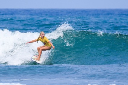 Roxy patrocina campeonato de longboard feminino