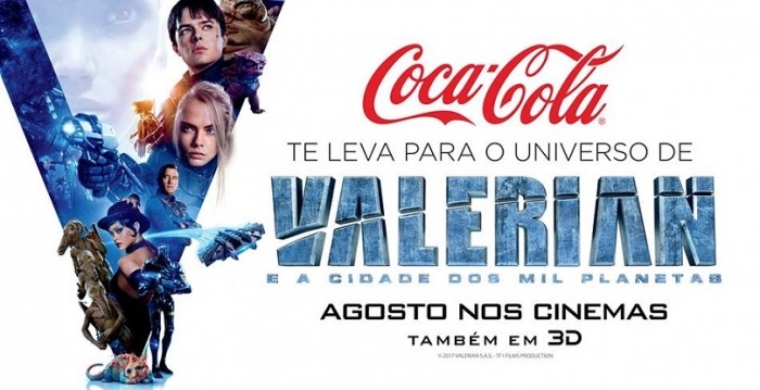 Coca-Cola leva clientes para o universo do filme Valerian e a Cidade dos Mil Planetas