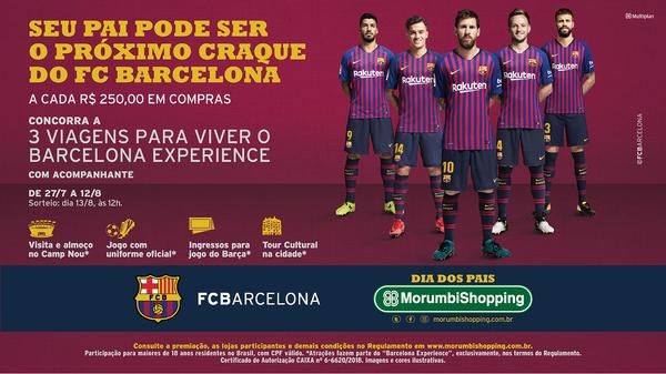 Shoppings fazem promo em parceria com Barcelona