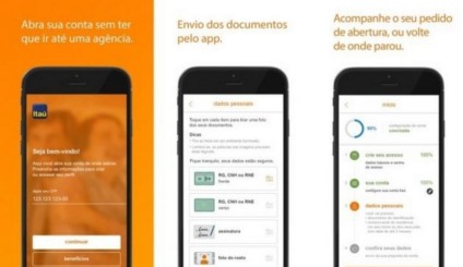 Aplicativo do Itaú permite abertura de conta diretamente do smartphone