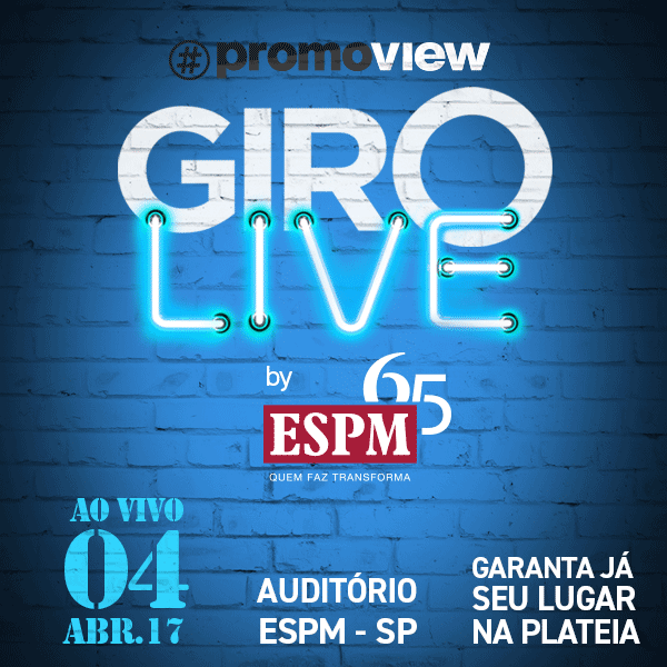 Confira os assuntos dos painéis do GIRO LIVE