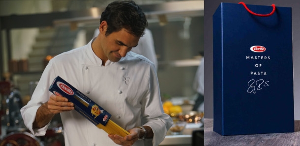 Roger Federer será o embaixador global da Barilla