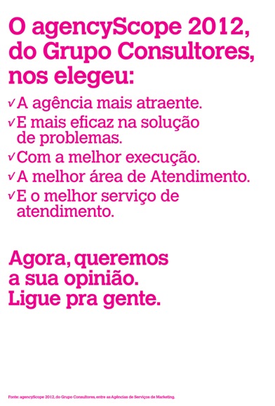 b!ferraz se destaca em pesquisa da AgencyScope
