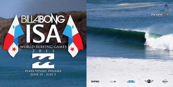 Panamá sedia Billabong ISA World Surfing Games
