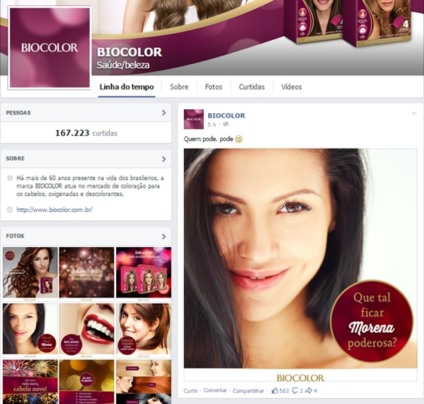 Biocolor lança fanpage com dicas de beleza no Facebook
