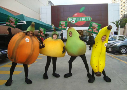 Biruta promove piquenique para Hortifruti Biruta promove piquenique para Hortifruti