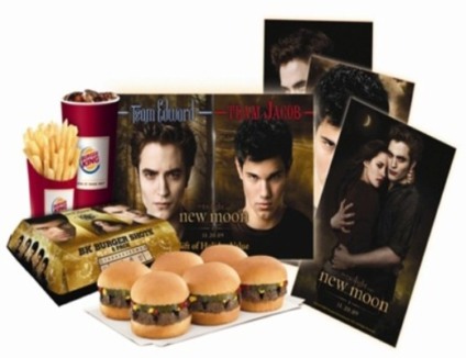 Burger King com brindes de Lua Nova